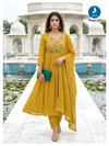 Pears By Kaya Mull Chanderi Anarkali Kurti Set 